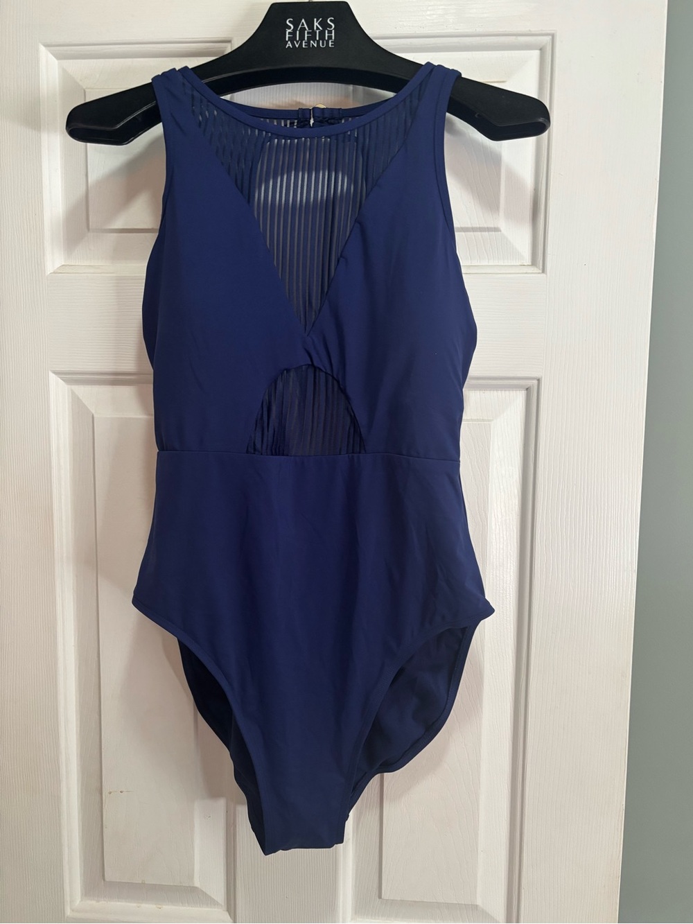 💙NWT ‘APT 9’ NAVY ULTRA FLATTERING BATHING SUIT~SIZE LARGE